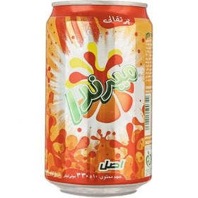 تصویر نوشابه پرتقالی 330 میلی‌لیتری میرندا orange juice of Miranda 330ml