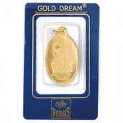 تصویر پلاک طلا 18 عیار ونوس مدل سوئیسی 