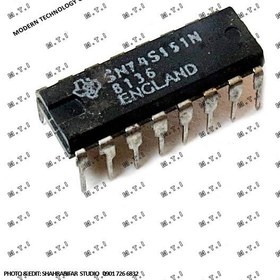 تصویر آی سی تی تی ال SN74S151N / TEXAS ENGLAND 