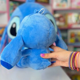 تصویر عروسک استیج سایز ۳۵ سانتی‌متر آبی 