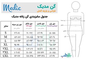 تصویر گن بعد از جراحی شکم پهلو پشت بالای زانو مدیک Medic کد 3004E 