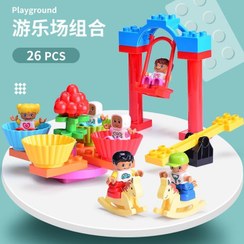 تصویر لگو دوپلو مدل زمین بازی برند gorocks 