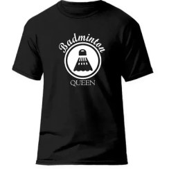 تصویر تیشرت ورزشی بدمینتون فشن لاین BDMNTN‌ 10 | مشکی/سفید 