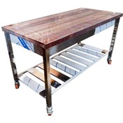 تصویر میز کار تمام استیل 