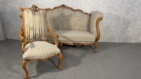 تصویر مبل کلاسیک مدل چپندر 7 نفره 