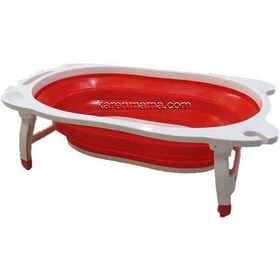 تصویر وان حمام کودک تاشو آکاردئونی یوشیتا Yoshita Yoshita Accordion Foldable Baby Bathtub code:25885