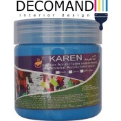 تصویر کلورانت فیروزه ای مادر رنگ اکرلیک کارن ( ربعی) 