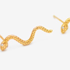 تصویر گوشواره میخی ماری 