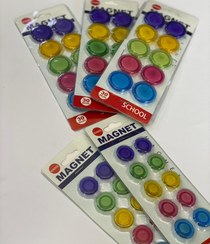 تصویر مگنت تخته وایت برد طرح شیشه ای سایز 3 سانتی متر Color Whiteboard Magnet