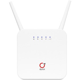 تصویر مودم روتر بی سیم 4G LTE اولاکس مدل AX6 Pro با باطری OLAX AX6 Pro 4G LTE Router Modem WiFi