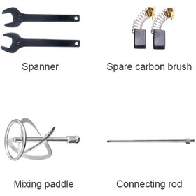 تصویر میکسر برقی دیمردار تک تیغ گیربکسی 1400وات 