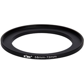 تصویر آداپتور افزایشی فیلتر کی وی مدل 58mm-72mm 