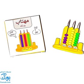 تصویر چرتکه آموزشی مهتاب ۳ میل 