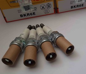 تصویر شمع خودرو NGK تک پلاتین ژاپن (دست 4تایی) اصلی گرید A spark plug NGK