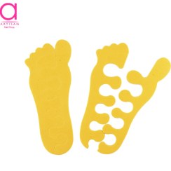 تصویر پد لا انگشتی ناخن پدیکور طرح پا 