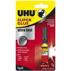 تصویر چسب قطره ای سریع اوهو مدل 62666 سایز 3 گرم Super Glue Ultra Fast