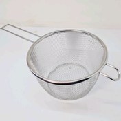 تصویر سبد سرخ کن استیل دسته دار 