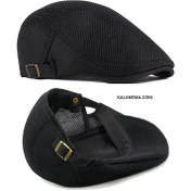 تصویر کلاه کلاسیک مردانه مدل مینیمال مشکی 