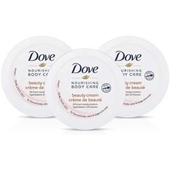 تصویر کرم مرطوب کننده و تغذیه کننده صورت و بدن داو Dove nourishing body care beauty cream for hand body