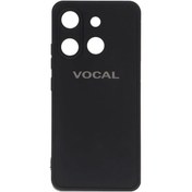 تصویر قاب گوشی Vocal V0 - Vocal V0 Plus وکال طرح سیلیکونی ژله ای TPU مشکی کد 43062 