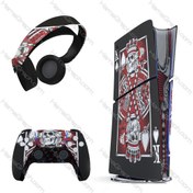 تصویر برچسب پلی استیشن ۵ اسلیم طرح the king 