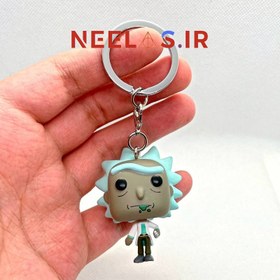 تصویر جاسوئچی فانکو پاپ Funko Pop ریک و مورتی ا FunkoPOP Keychain Rick FunkoPOP Keychain Rick