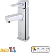 تصویر شیر روشویی طوفان فلز مدل برمودا - کروم Tofan Felez Pillar Faucet Bermuda Model