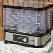 تصویر میوه خشک کن سونیفر مدل SF4016 ظرفیت ۸ طبقه با بدنه استیل ضد زنگ 