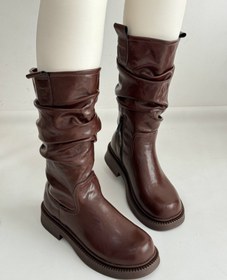 تصویر بوت چروک چرمی مدل ۲۴۱۴ 