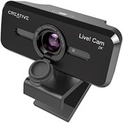 تصویر CREATIVE زنده! وب کم USB 2K QHD Cam Sync V3 با زوم دیجیتال و میکروفون 4 برابر، 1080p HD، میدان دید تا 95 درجه، پوشش لنز، برای PC Mac 