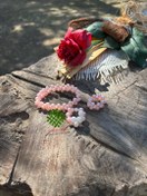 تصویر ست جواهرات مروارید بافی 