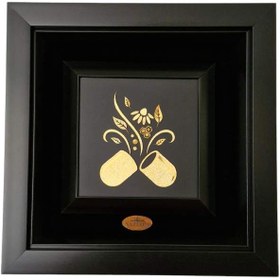 تصویر تابلو ورق طلا طرح داروسازی ۲ 