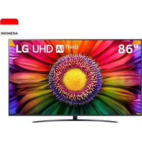 تصویر تلویزیون ال جی 86UR8100 با کیفیت تصویر 4K LG 86UR8100