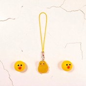 تصویر آویز موبایل جوجه شب تاب مدل 02 