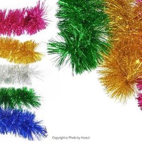 تصویر ریسه نخ زری دم روباهی چند رنگ 12عددی 