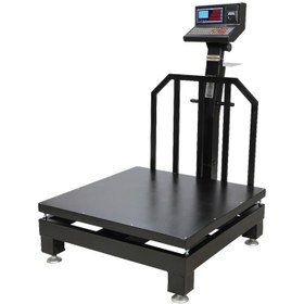 تصویر باسکول محک 1 تن 13000 پلاس چاپگردار سینی 120×120 