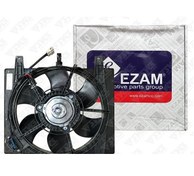 تصویر مجموعه موتور فن کامل پراید ( باقاب و پروانه ) - عظام Pride complete fan motor set (blade and propeller) - ezam / sent from Tehran