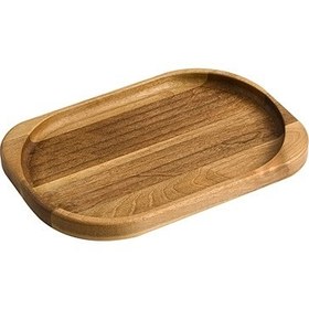 تصویر سینی منحنی - بزرگ (2×23×36) / چوب راش (روشن) wooden tray