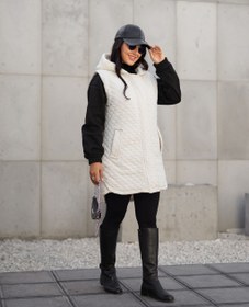 تصویر پافر کلاهدار مدل یاسمن کد1302 