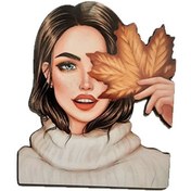 تصویر تاپر تزیین کیک بهگز مدل دختر پاییزان 