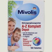 تصویر مولتی ویتامین کامل A-Z دپو میوولیس dm Mivolis A-Z Komplett Depot |
