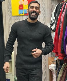 تصویر بافت یقه گرد کد ۲۸۳۷ 