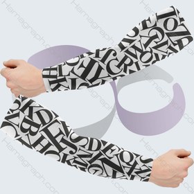 تصویر ساق دست اسپرت طرح alphabet 