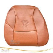 تصویر روکش صندلی ام وی ام X33 مدل قدیم تمام چرم رنگ مارون پرتقالی 