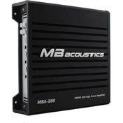 تصویر آمپلی فایر ام بی آکوستیک مدل MBA-280 ا MB Acoustics MBA-280 Car Amplifier MB Acoustics MBA-280 Car Amplifier
