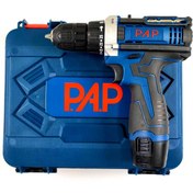 تصویر دریل شارژی ۱۲ ولت تک باطری PAP Cordless drill