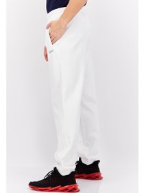 تصویر شلوار راحتی مردانه با فیت معمولی و لوگوی برند، سفید برند esprit Men Regular Fit Brand Logo Sweatpants, White