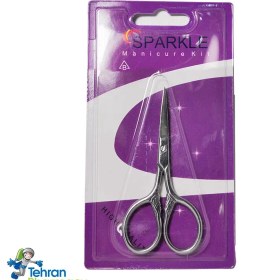 تصویر قیچی ابرو اسپارکل، سر کج 