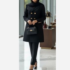 تصویر مانتو شلوار زنانه مازراتی ست اداری 