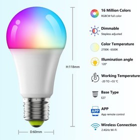 تصویر WIFI Smart Bulb 2 PACK 